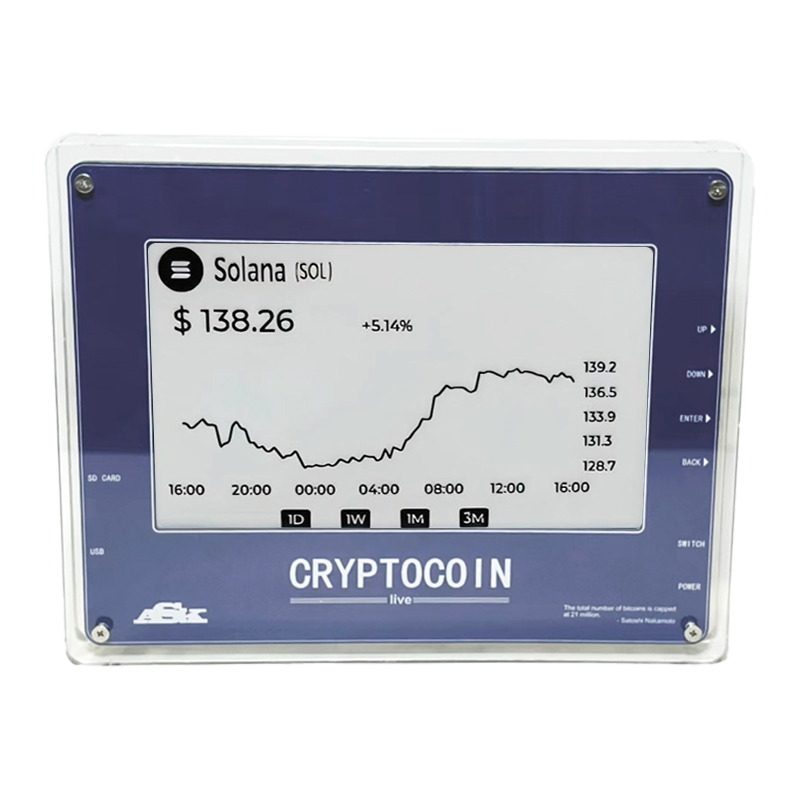 <strong>7.5-Inch Eink Smart Crypto Monitor with ESP32, No </strong>