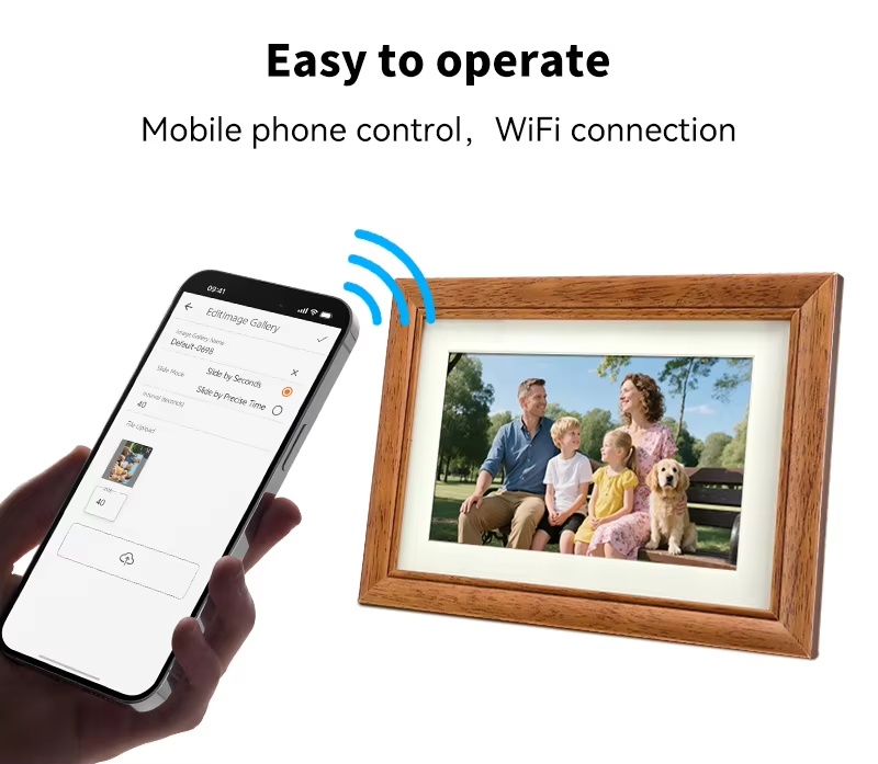 How Can a Wireless E-Ink Photo Frame Update Images