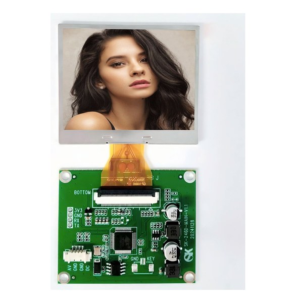 2.46-inch TFT IPS LCD Module with CVBS Interface